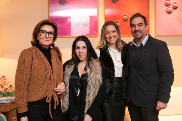 Cristina Ferraz, Paola Ribeiro, Elenice Cardoso e Cadu Torres