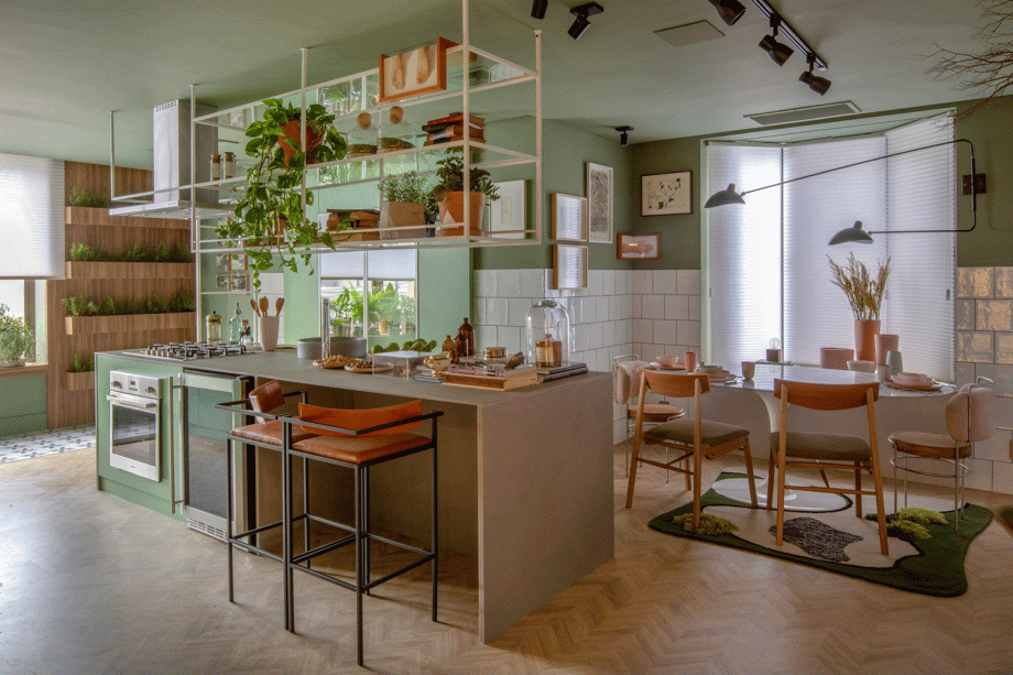 Cozinha Alecrim, projeto de Beta Arquitetura para a CASACOR Rio de Janeiro