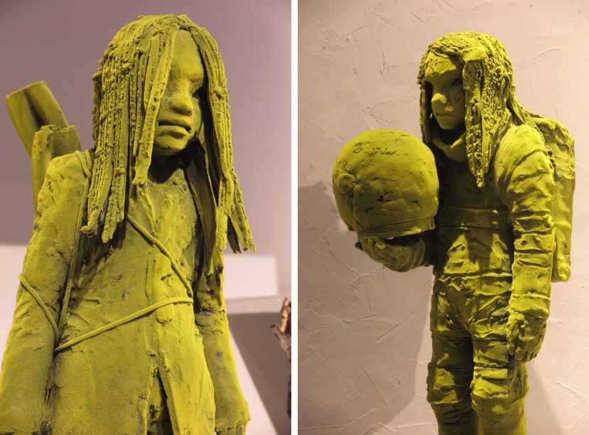 <strong>Design Miami:</strong> esculturas da série Moss People na norte-americana Kim Simonsen.