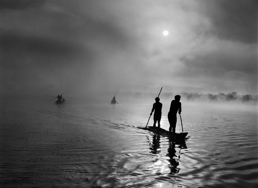 A pesca indígena na região da bacia do Xingu.