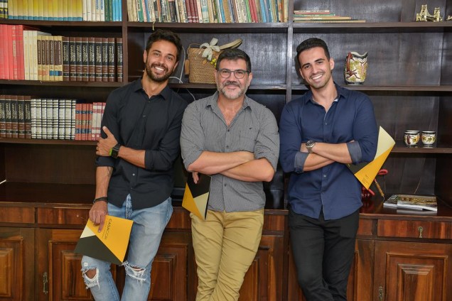 Profissionais Leandro Sumar, Rico Mendonça e Fábio Vitorino