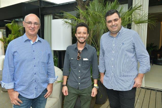 Marcos Gali, Rafael Okubara e Felipe Forato