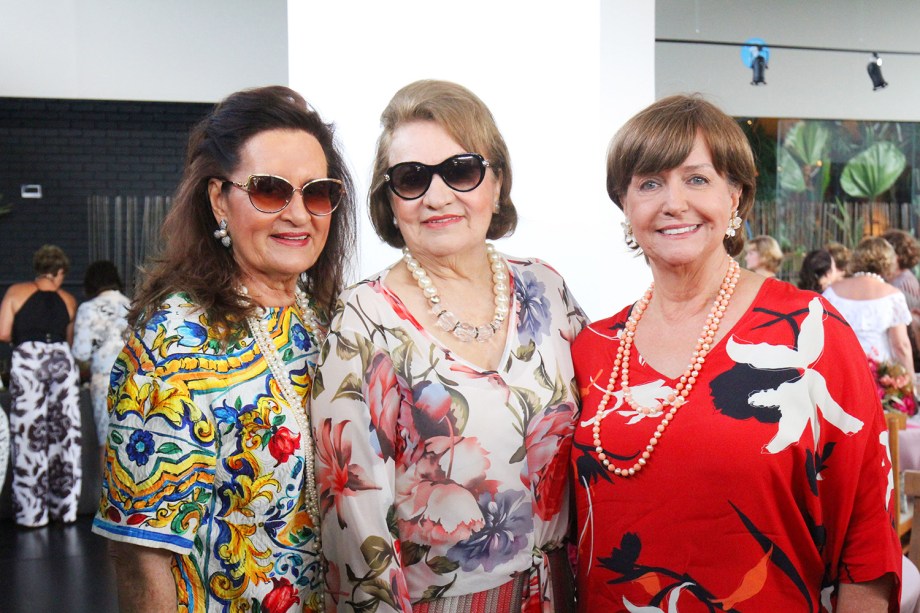 Gitana Lira, Marly Nogueira e Maria Helena Gomide.