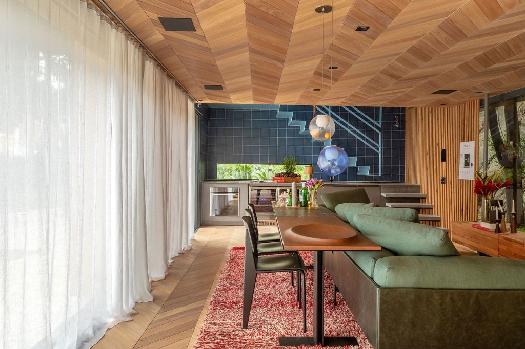 loft renault hugo schwartz alexandre gedeon sofá verde decoração tendência ambiente