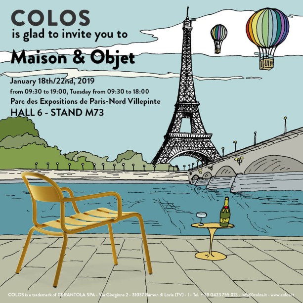A Colos (Pavilhão 6, Stand M73) apresentará a nova cadeira Stecca Lounge, assinada pelo designer francês Alban Le Henry.