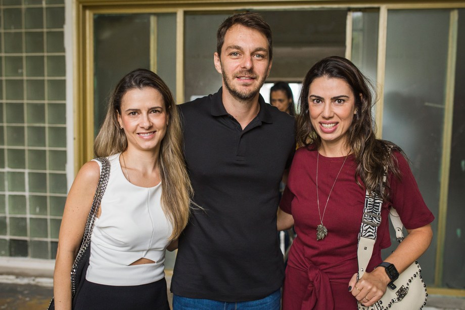 Priscila, Rodrigo Schimit e Graziella Castanheira