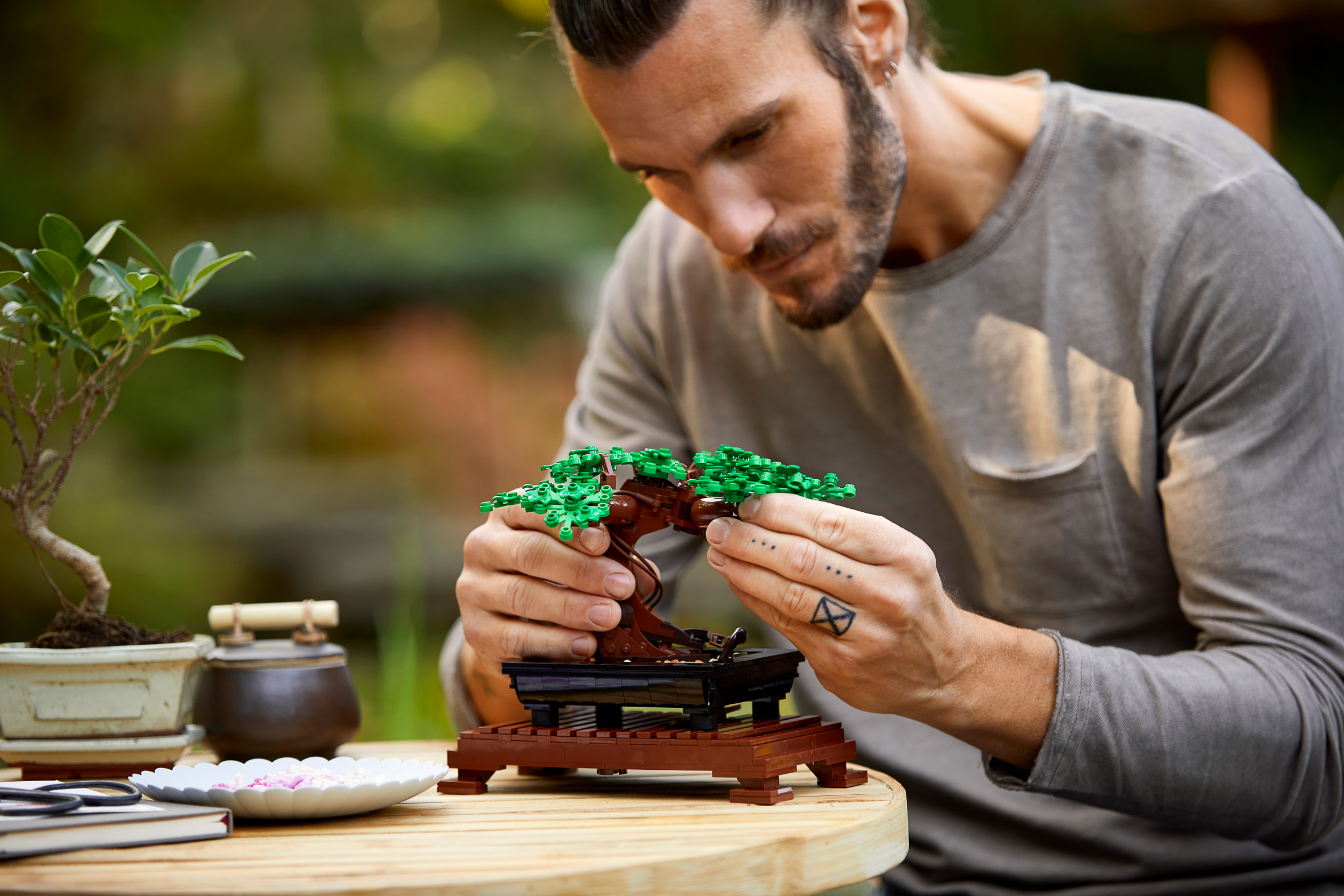 Coleção Botânica do Lego; destinado aos adultos; feitos de bioplásticos