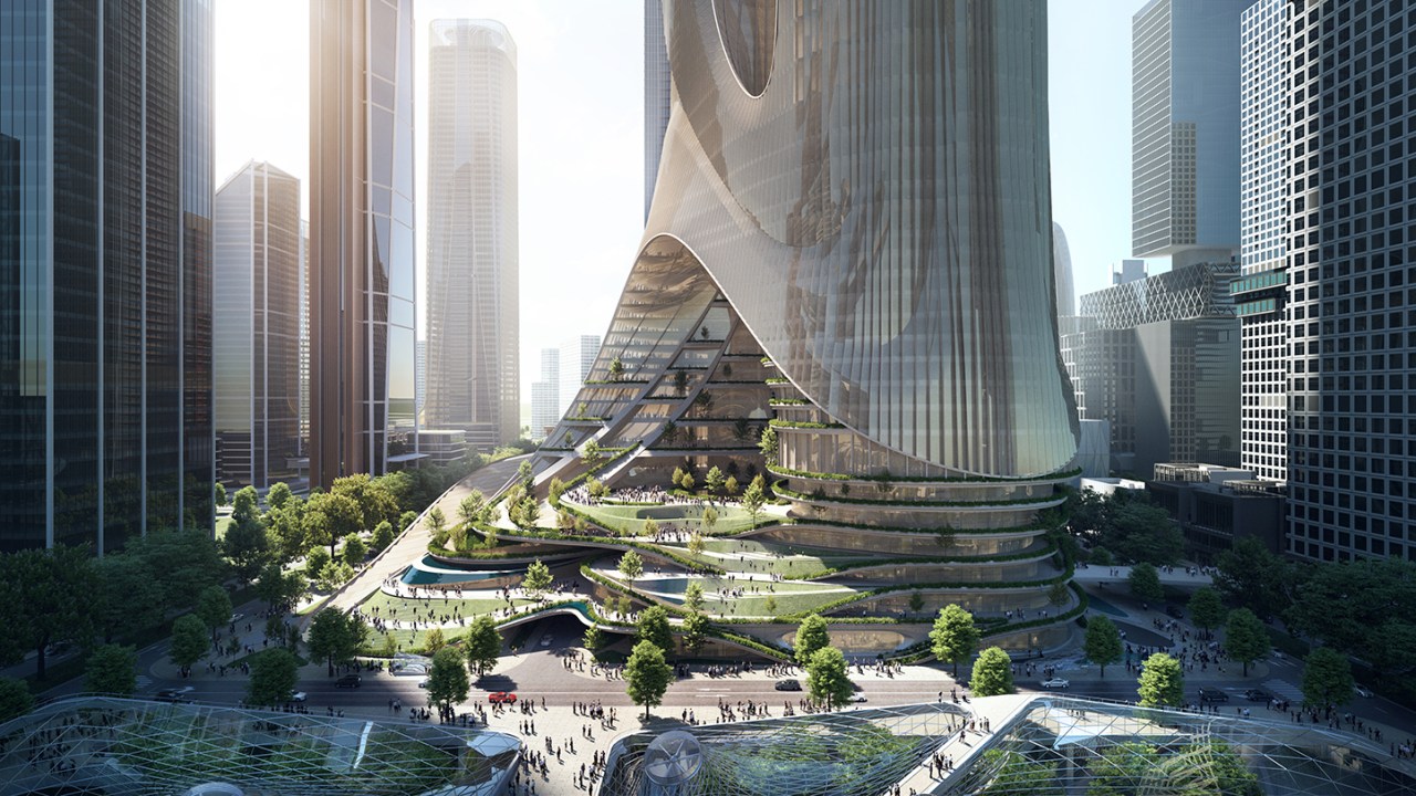 arquitetura zaha hadid predio construção sustentabilidade jardim urbanismo china