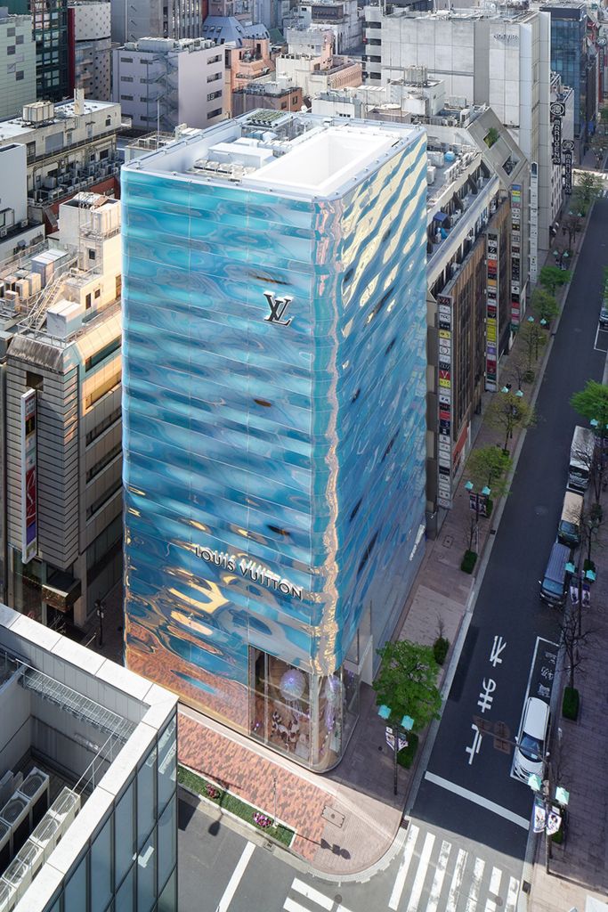 louis vuitton nova loja toquio arquitetura construção japão