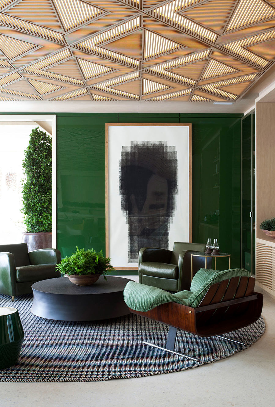 sofá verde veludo roberto migotto casacor sao paulo 2018 le riad bontempo decoração interiores