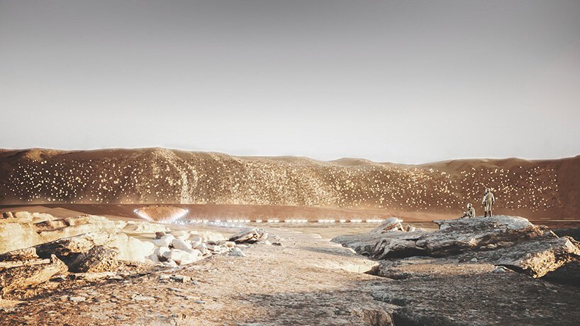 A primeira cidade autossuficiente em Marte que poderá abrigar humanos