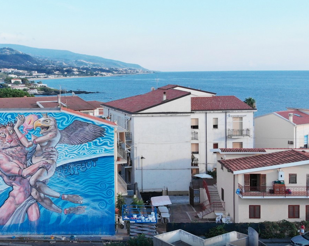 arte de rua grafitti grafite diamante itália cores pintura cidade vila arte artistas