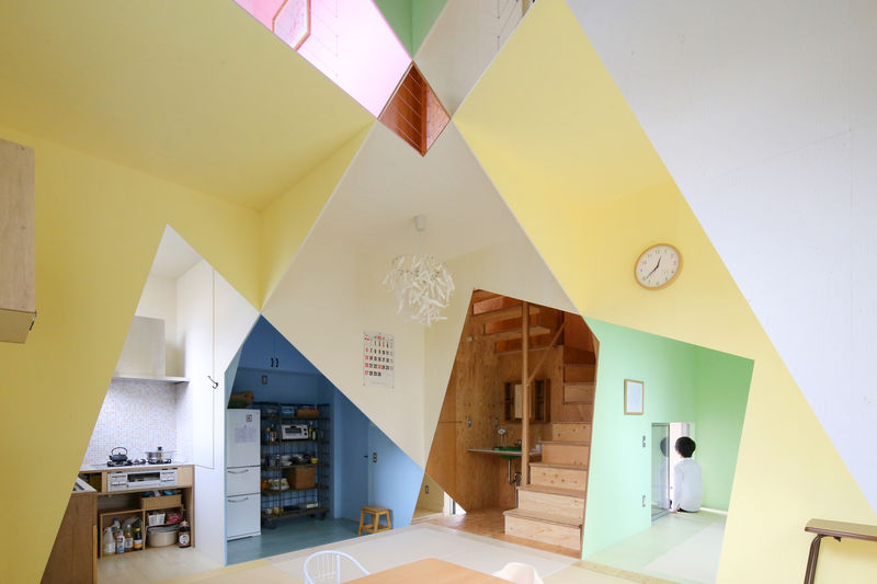 casa da ana toquio ilusão de ótica cores