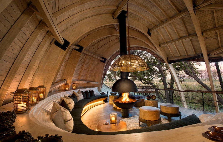 hotel de luxo; sustentabilidade; arquitetura sustentável; africa; savana africana; turismo