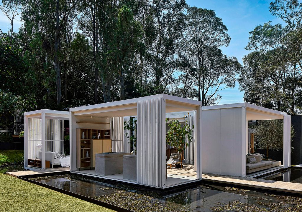 Espelho D’Água Mini Pavilhão Cristina Menezes Minas Gerais 2021 modulo conteiner arquitetura decoração