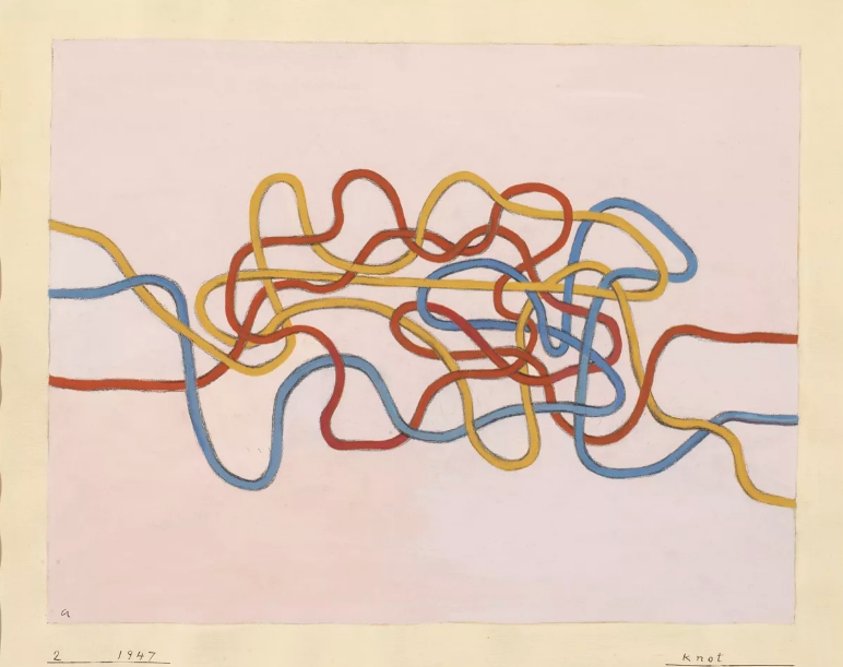 Anni Albers, Knot 2 , 1947. © 2017 The Josef and Anni Albers Foundation / Artists Rights Society (ARS), Nova York Foto: Tim Nighswander / Imaging 4 Art.