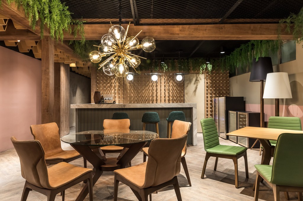 Resto Café Cynthia Karas CASACOR Paraná 2021 restaurante madeira design decor
