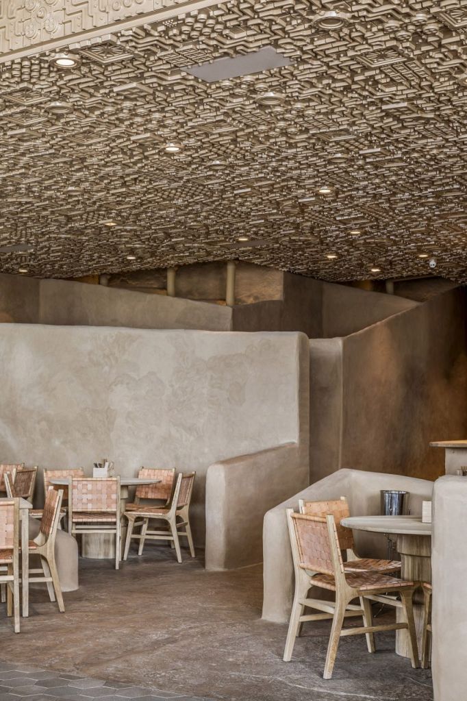 Restaurante em Guadalajara tem teto idêntico a sítio arqueológico