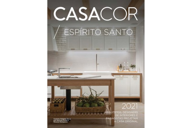 CASACOR Espírito Santo 2021. Ambiente Cozinha Original Deca, por Marcela Pretti e Rosana Rampazzo.