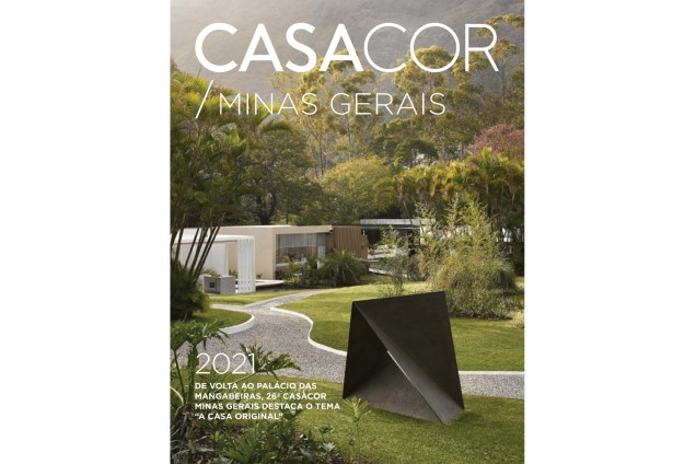 CASACOR Minas Gerais 2021. Área dos jardins do Palácio das Mangabeiras.
