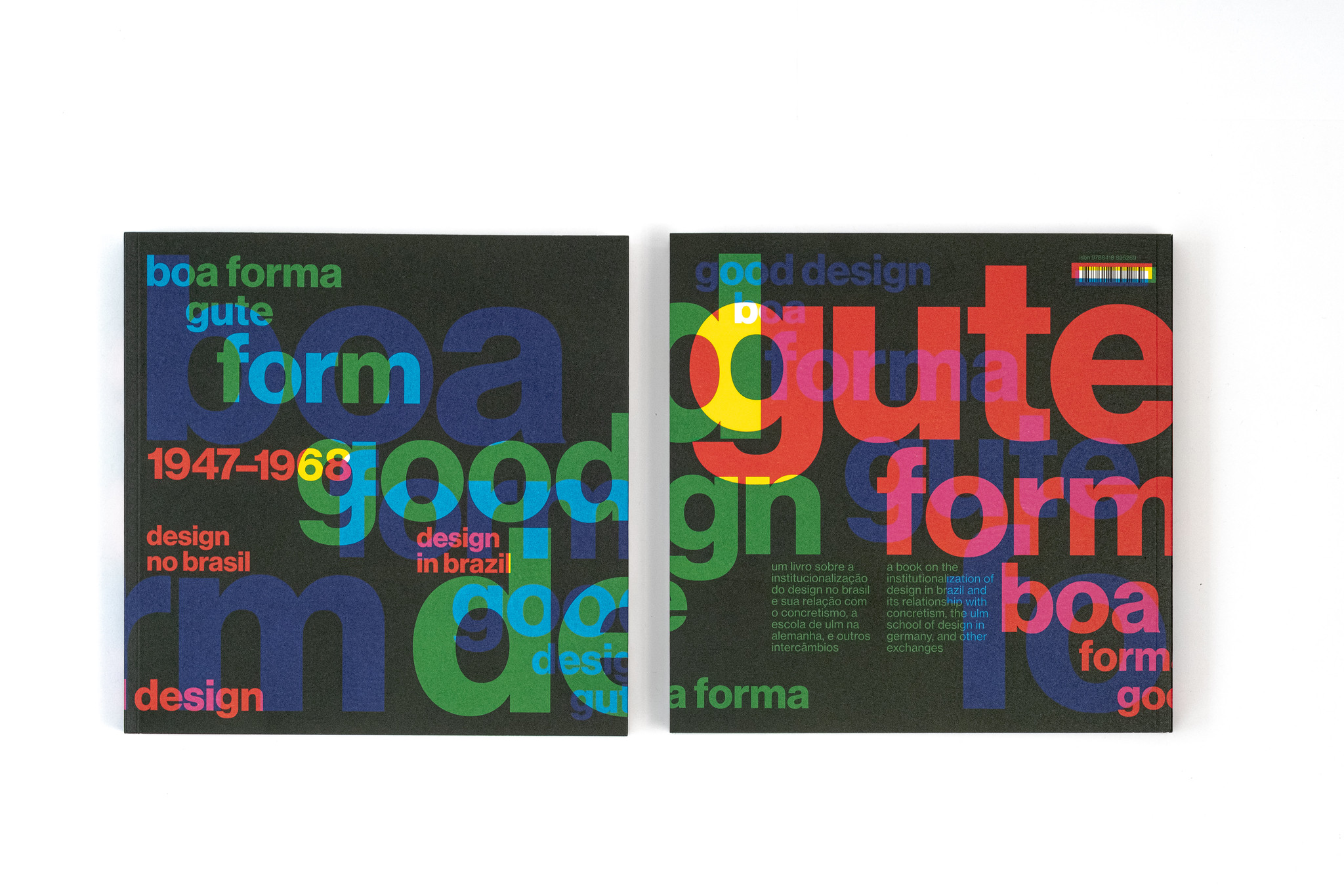 Livro boa forma gute form: design no brasil 1947-1968 (Editora Act., 224p).
