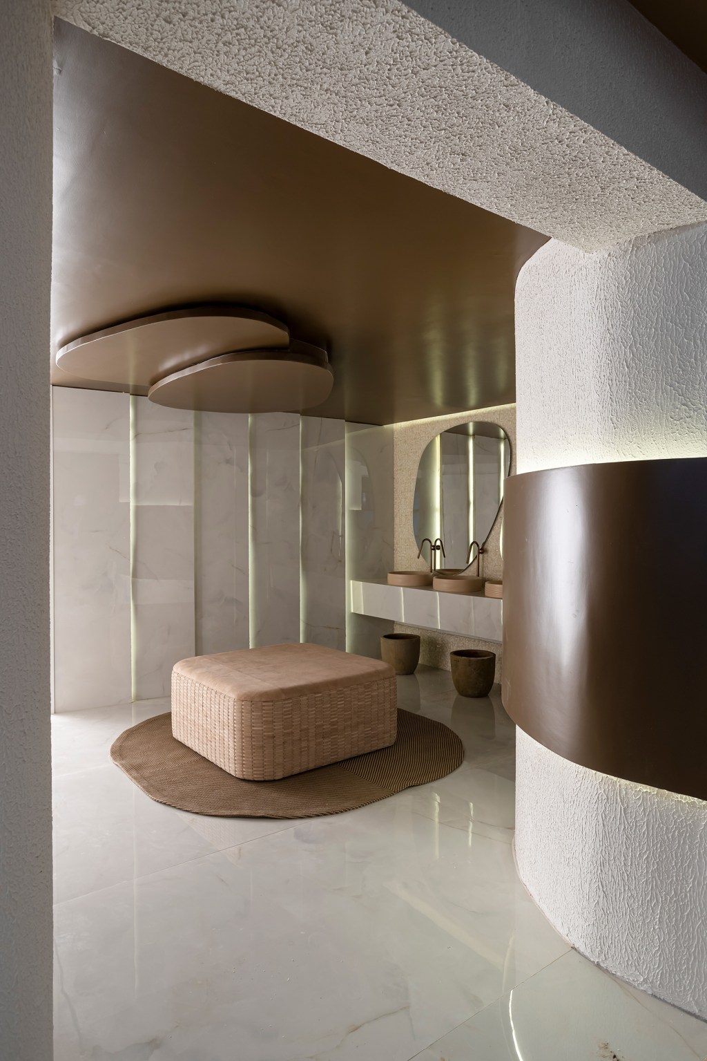 vilaville arquitetura banho zahir banheiro casacor sp sao paulo 2022 banheiro tapete