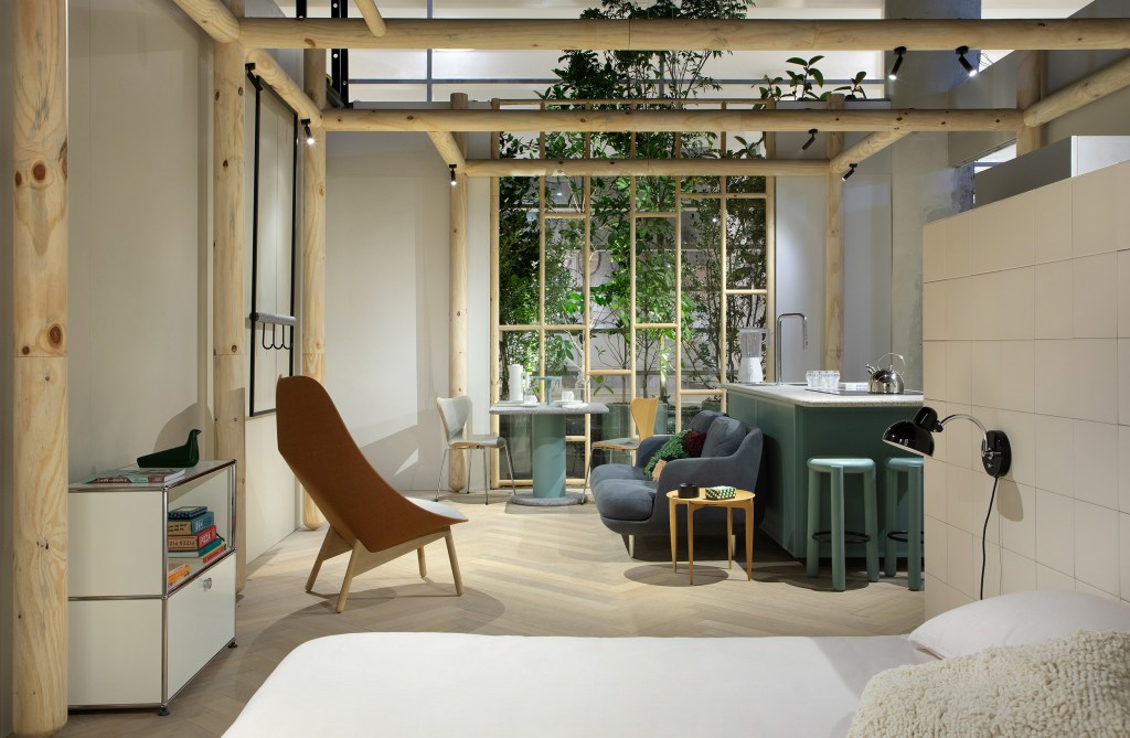 tufi mousse arquitetura studio alfi casacor sao paulo 2022 decor mostra decoracao cozinha quarto sofa cadeira cozinhas com ilha
