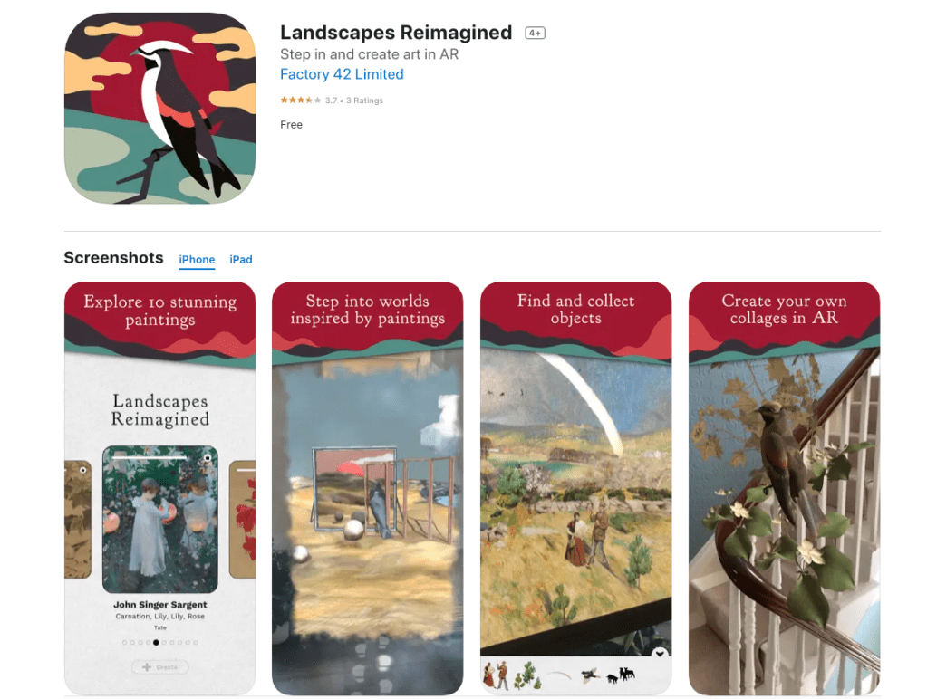 Museu Tate lança app que permite explorar as obras em realidade aumentada