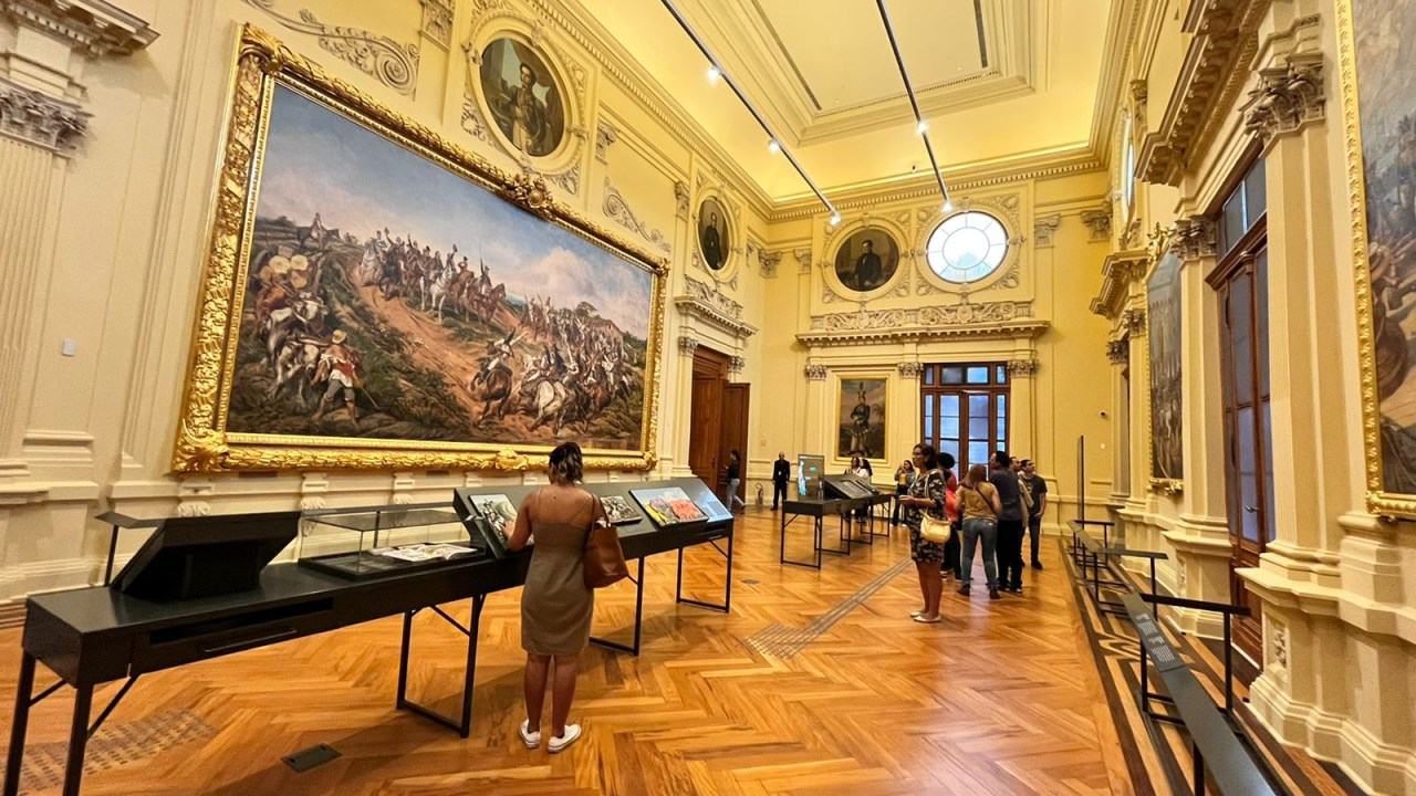 Salão nobre independencia ou morte pedro americo Museu do Ipiranga, São Paulo