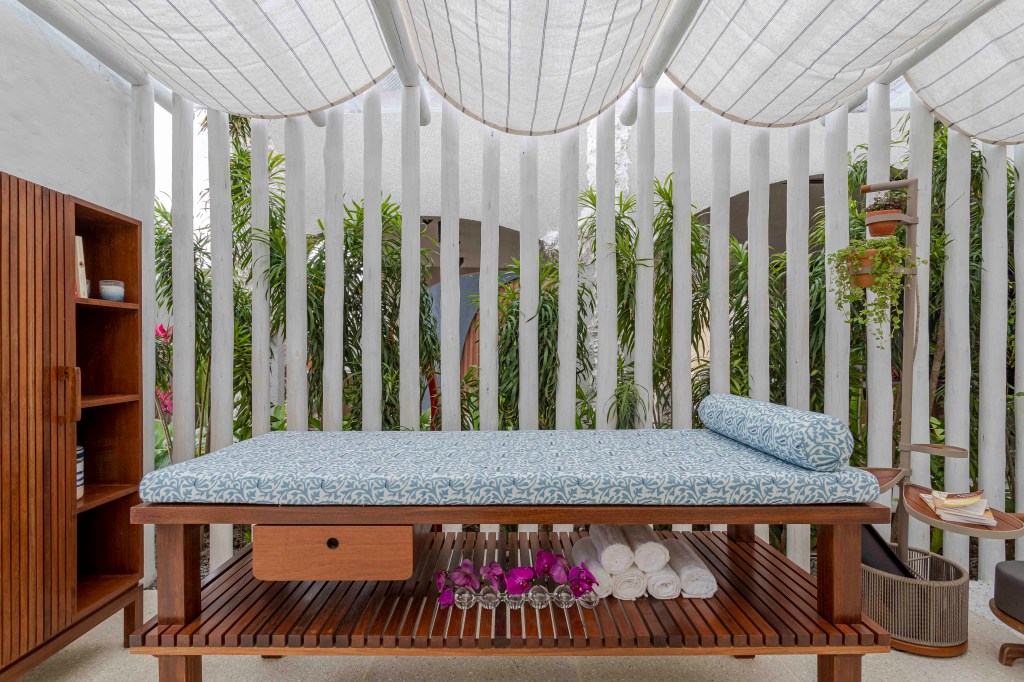 Marina Santana Ingryd Sanders Mayara Barcelos Riviera Azul espaço para relaxar CASACOR Sergipe 2022 spa jardim