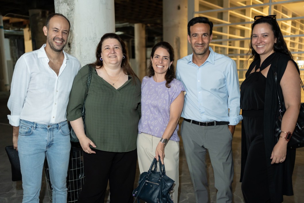 Marcelo Salum, Fátima Barnaber, Marina Crocomo, Benjamim Ramalho e Fabiana Melo.