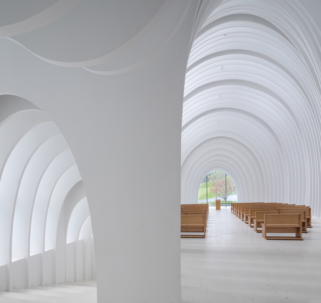 The Chamber Church, por Büro Ziyu Zhuang, na China. Projeto vencedor na categoria Arquitetura Religiosa.