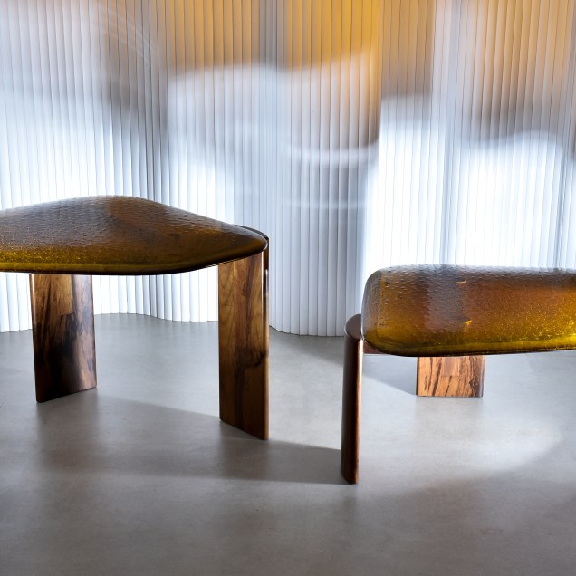 Conjunto de mesas Bala Soft, de Arthur Casas.