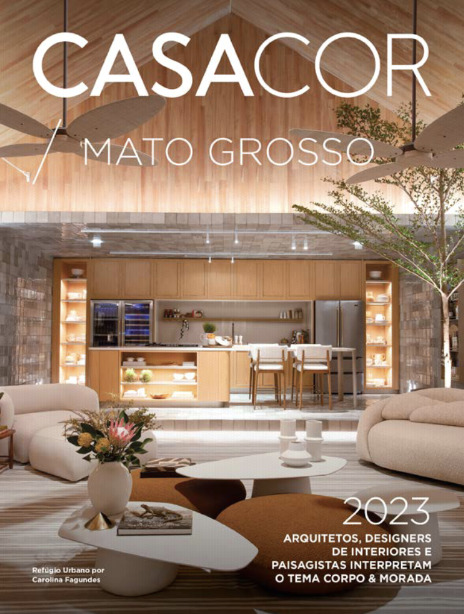 Capa do anuário da CASACOR Mato Grosso 2023.