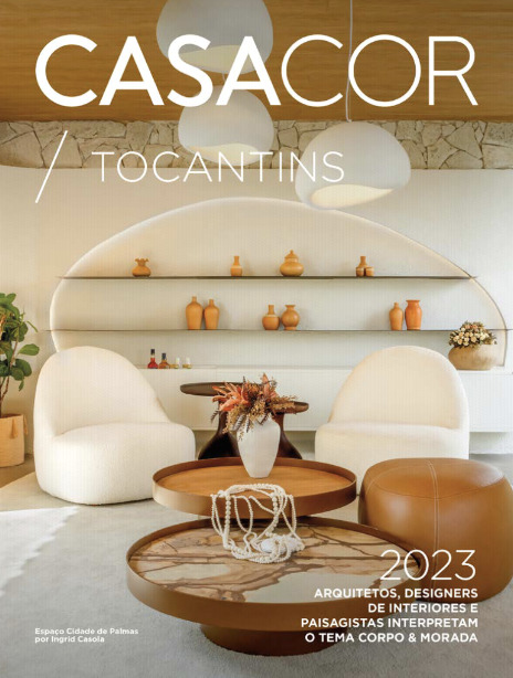 Capa do anuário da CASACOR Tocantins 2023.