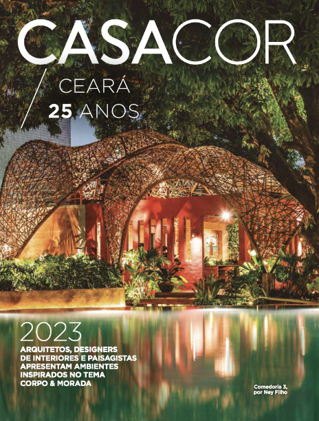 Capa do anuário da CASACOR Ceará 2023.