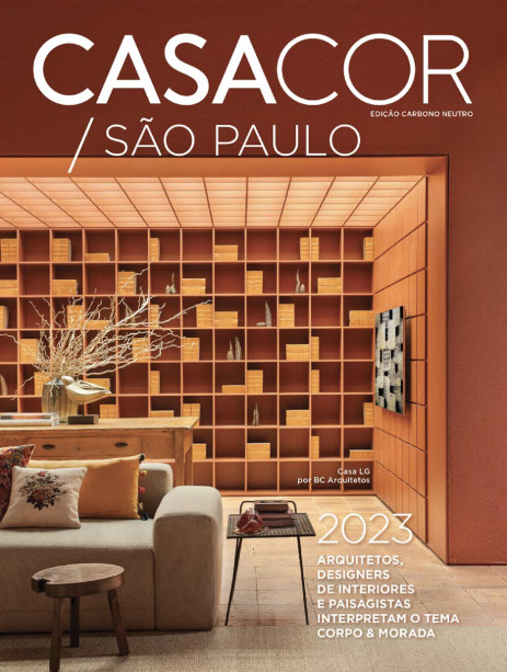 Capa do anuário da CASACOR São Paulo 2023.