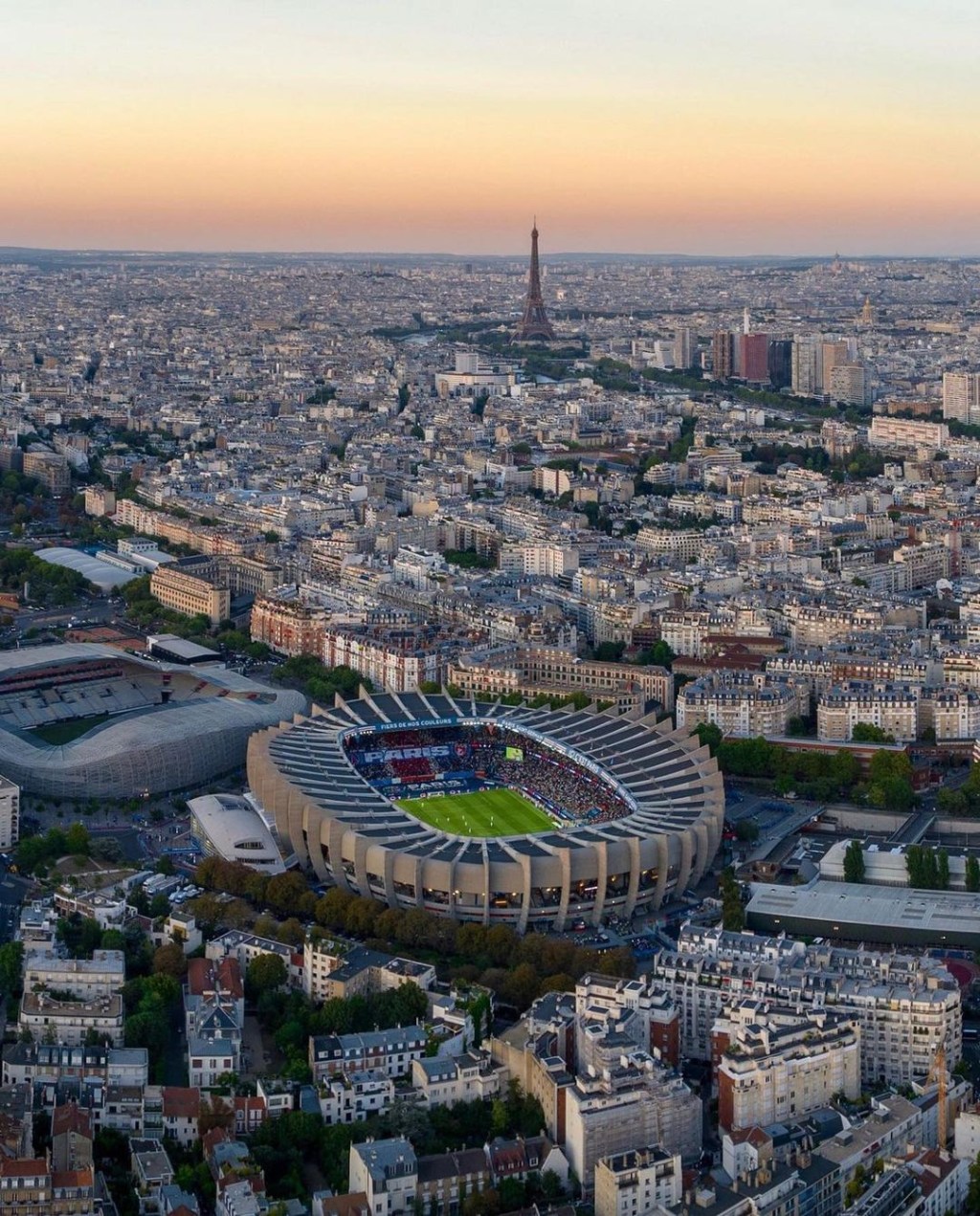 Parc des Princes estádio na França para jogos de futebol nas Olímpiadas 2024