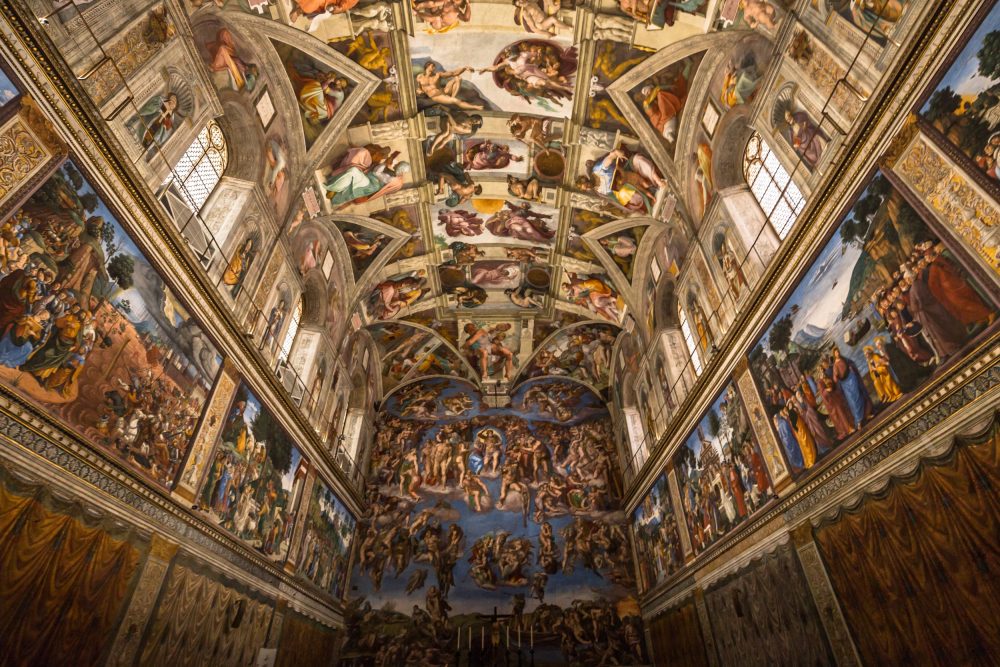 Capela Sistina por Michelangelo